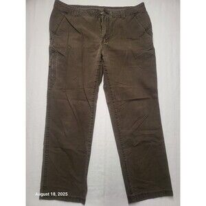 GH Bass Men's Utility Pants Green 38x32